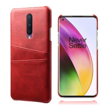 Dual Card OnePlus 8 Hoesje - Rood