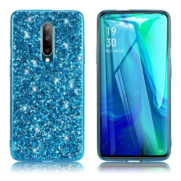 Glitter OnePlus 8 Hoesje - Blauw