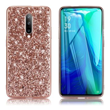 Glitter OnePlus 8 Hoesje - Rose Goud