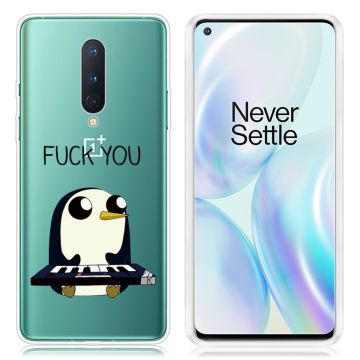 Deco OnePlus 8 telefoonhoesje - Pinguïn