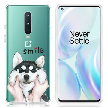 Deco OnePlus 8 telefoonhoesje - Glimlach Honden