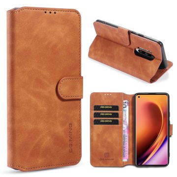 DG.MING OnePlus 8 Pro retro Hoesje - Bruin