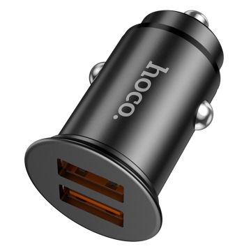 NZ1 Ontwikkelaar 36W dual poort QC3.0 autolader - Zwart