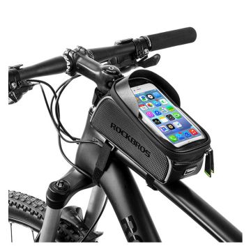 ROCKBROS MTB waterdichte fiets top frame tas voor 6-inch Smartphone