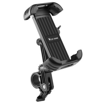 Telefoonhouder voor fiets / motor - Stuurhouder / Zwart