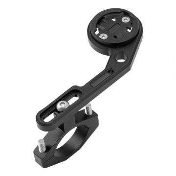 Universele GPS-houder voor fietsstuur van aluminiumlegering - Zwart