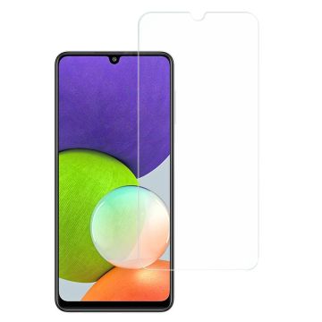 AMORUS boog rand gehard glas screenprotector voor Samsung Galaxy A22 4G