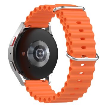 22mm Universele siliconenn horlogeband - Oranje