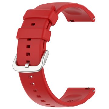 22mm Universele siliconenn horlogeband - Rood