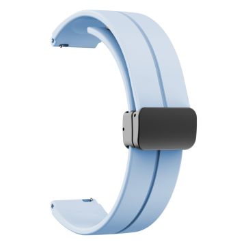 16mm siliconenn band met zwarte gesp voor Keep / Huawei / Timex horloge - Lichtpaars