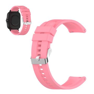 20 mm siliconenn horlogeband voor Amazfit GTS apparaten - Roze