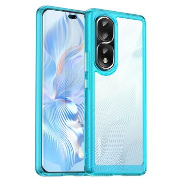 Honor 80 Pro slimme acrylhoes - Transparant Blauw