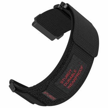 Huami Amazfit T-Rex Ultra Outdoor Sport Nylon Polsband Magisch Tape Ontwerp Horlogebandje - Zwart