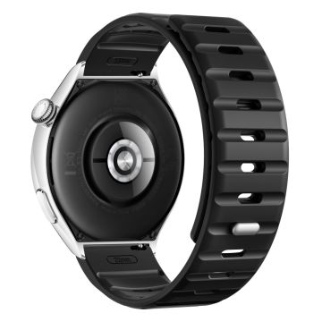 22mm magnetisch horlogebandje Xiaomi Watch S4 Sport / Redmi Watch 5 Active siliconenn horlogebandje - Zwart