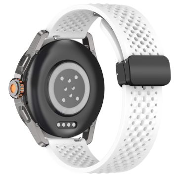 Xiaomi Watch S4 Sport / Redmi Watch 5 Active Siliconen horlogebandje 22mm vervanging met vouwsluiting - Wit