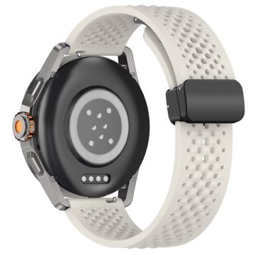 Xiaomi Watch S4 Sport / Redmi Watch 5 Active Siliconen horlogebandje 22mm met vouwsluiting - Starlight