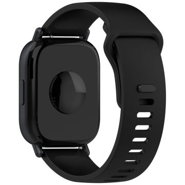 Xiaomi Redmi Watch 5 Active / Watch 5 Lite Vervangend Riempje Zacht Siliconen Horlogebandje - Zwart