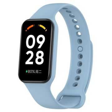 Xiaomi Smart Band 8 Active / Redmi Band 2 Flexibele Horlogeband Vervanging Polsband met Horloge Case - Hemelsblauw