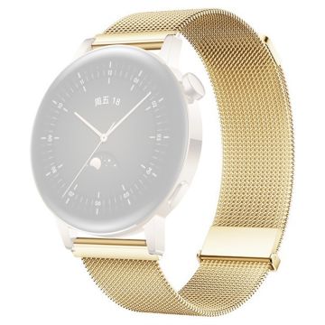 Huawei Watch GT 3 42mm / Samsung Galaxy Watch3 41mm 20mm Magneetbandje Vervanging - Goud