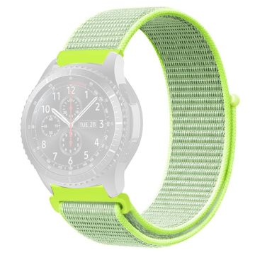 KALEBOL KLB-NLHH-001 Samsung Galaxy Watch6 / Watch6 Classic Horlogebandje 20mm Nylon Lus Band - Licht Geel