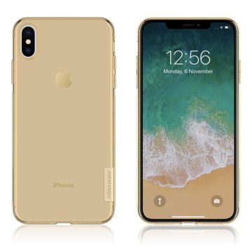 NILLKIN Nature iPhone Xs Max Zachte Hoesje - Goud