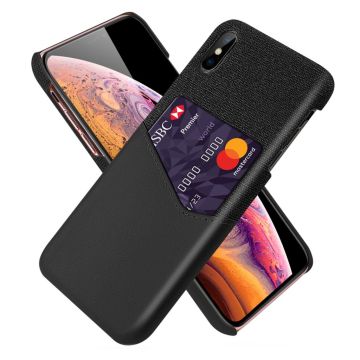 Bofink iPhone Xs Max kaarthoesje - Zwart