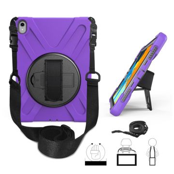 iPad Pro 11 inch (2018) 360 degree swivel kickstand combo Hoesje - Purper