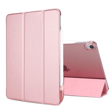 iPad Pro 11 inch (2018) tri-fold Leer smart Hoesje - Rose goud