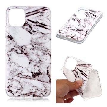 Marble design iPhone 11 Pro Max Hoesje - Grijs Marmer