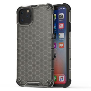 Bofink Honingraat iPhone 11 Pro Max Hoesje - Zwart