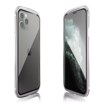 Luphie Wasp iPhone 11 Pro Max Alu-Bumper + Glass - Zilver