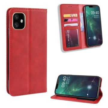 Bofink Vintage iPhone 11 Pro Max leren beschermhoesje - Rood