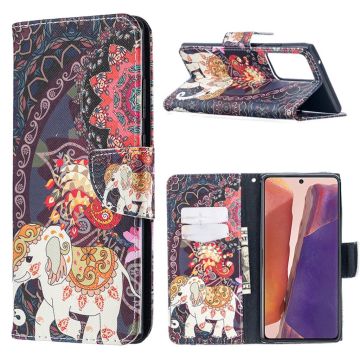 Wonderland Samsung Galaxy Note 20 Ultra flip Hoesje - Olifant