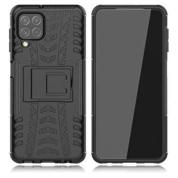 Offroad Samsung Galaxy A22 4G Hoesje - Zwart