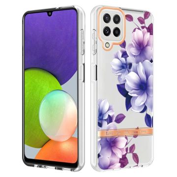 Superslanke en duurzame softhoes voor Samsung Galaxy A22 4G / M32 - Purple Begonia