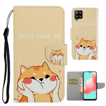 Wonderland Samsung Galaxy A22 4G flip Hoesje - Kleine Kat