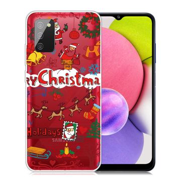 Deco Samsung Galaxy A03s telefoonhoesje - Kerstversiering