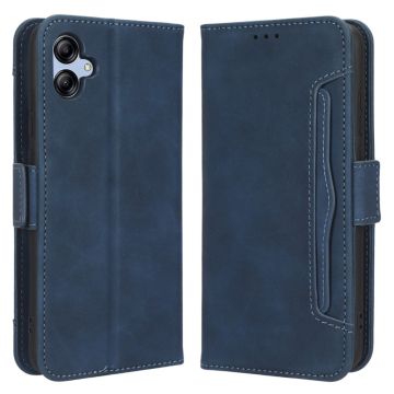 Modern-styled Leer Portemonnee Hoesje voor Samsung Galaxy A04e - Blauw