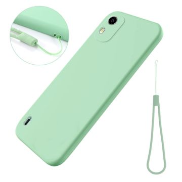 Matte vloeibare siliconen hoes voor Nokia C12 Plus / Nokia C12 / Nokia C12 Pro - Groen