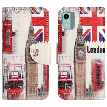 Wonderland Nokia C12 Plus / Nokia C12 / Nokia C12 Pro flip Hoesje - Londen Big Ben