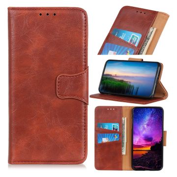 Neptune Leather Nokia 3.2 flip Hoesje - Bruin