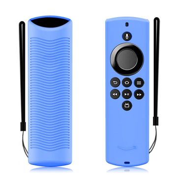 Amazon Fire TV Stick Lite siliconennhoes - Lichtgevend Blauw