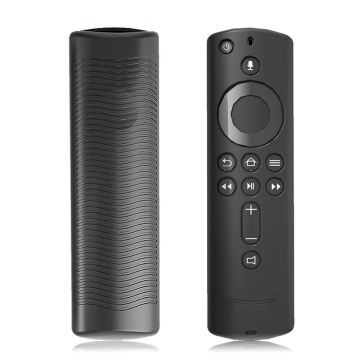 Amazon Fire TV Stick 4K (3e) / 4K (2e) eenvoudige siliconennhoes - Zwart