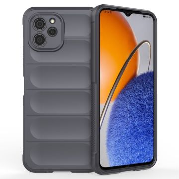 Zachte gripvormige cover voor Huawei Nova Y61 - Donkergrijs