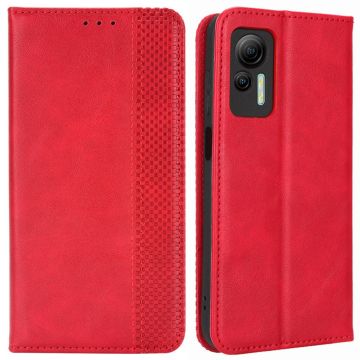 Bofink Vintage Ulefone Note 14 Lederen Hoes - Rood