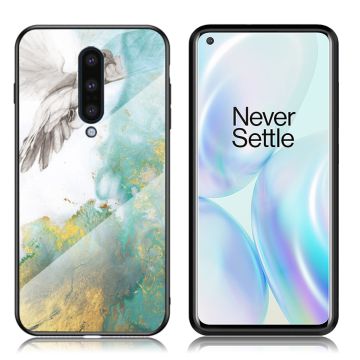 Fantasy Marble OnePlus 8 Hoesje - Vliegende Duif