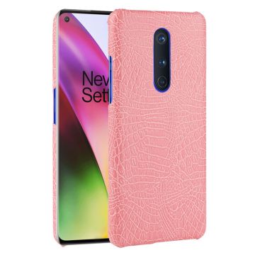 Croco OnePlus 8 Hoesje - Roze