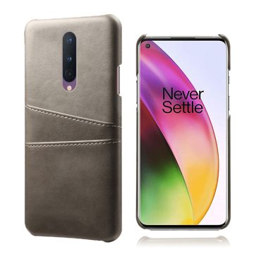 Dual Card OnePlus 8 Hoesje - Grijs