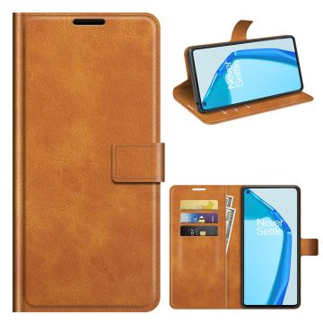 Portemonnee-etui voor OnePlus 9R - Oranje