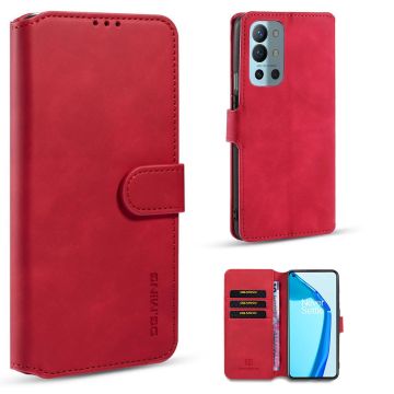 DG.MING OnePlus 9R retro Hoesje - Rood